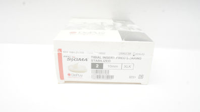 DePuy 1581-21-110 P.F.C. Cross-Linked Stabilized Insert 2 x 10mm (x)